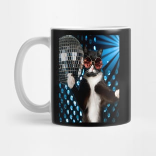 disco cat Mug